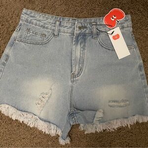 ‼️SOLD ‼️NWT High Waisted Denim Jean Shorts
